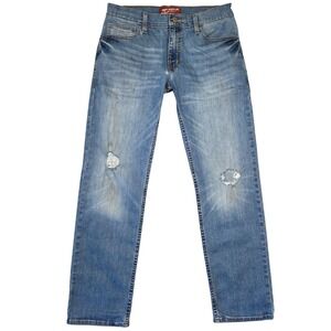 Arizona Jeans Mens 30x30 Flex Denim Slim Straight Distressed Y2k Preppy Casual